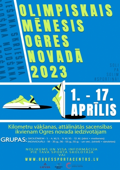 Olimpiskais mēnesis Ogres novadā 