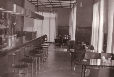 Kafejnīca Pie Zeltas liepas - iekārojums 1960-tie gadi
