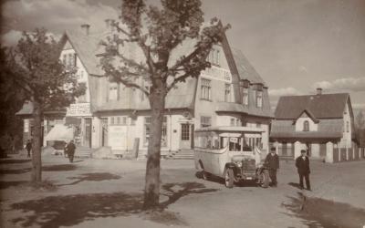 Kafejnīcas Pie Zelta liepas ēka 1960-tie gadi