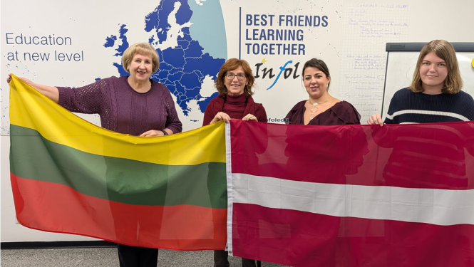 Ikšķiles vidusskolas skolotājas Romā pilnveido zināšanas par iekļaujošu un drošu skolas vidi