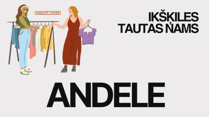 12. aprīlī no plkst. 12.00 līdz 16.00 Ikšķiles Tautas namā ANDELE.