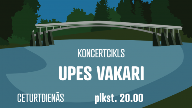 12. jūnijā plkst. 20.00 koncertcikla UPES VAKARI koru koncerts uz peldošās skatuves Ogrē 