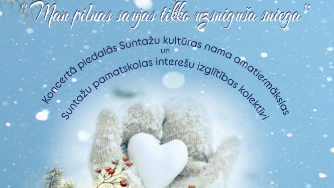 Koncerta afiša ziemīgās noskaņās