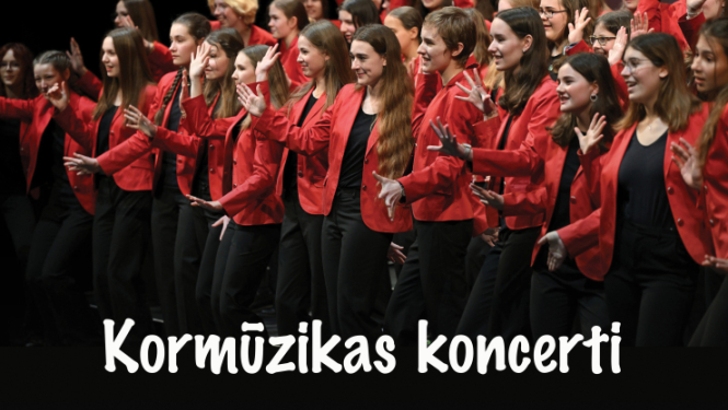 Afišā - abu koru fotoattēli
