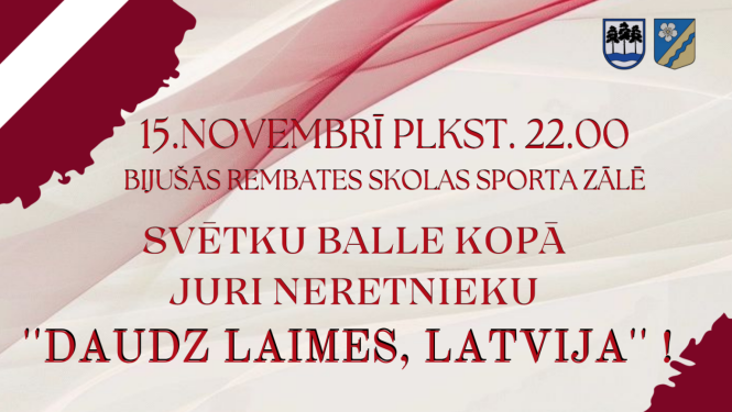 Afiša Valsts svētku noformējumā