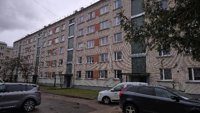 Nekustamā īpašuma, Mālkalnes prospekts 15 - 54, Ogre, Ogres nov, atsavināšanas izsole. Mājas fasāde