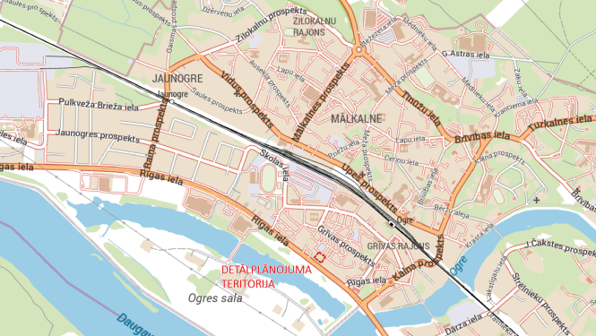 Detālplānojuma zemes vienībai Rīgas ielā 10B, Ogrē, Ogres nov. 1.9. redakcijas nodošana publiskajai apspriešanai