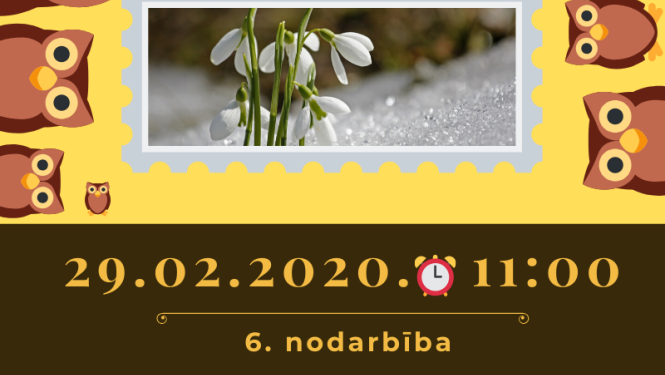 Pūces skoliņas 6. nodarbība 29. februārī