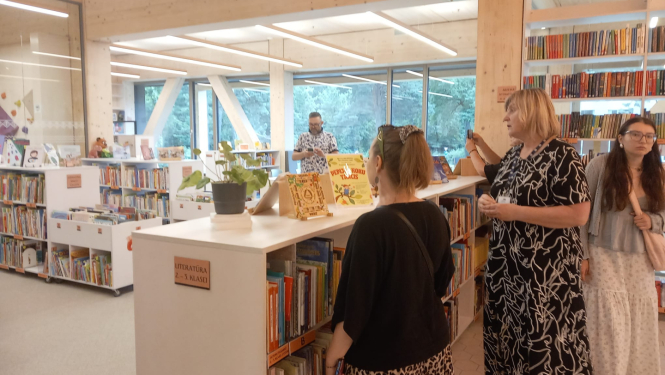 Ogres Centrālā bibliotēka Erasmus+ projektā uzņēma ciemos kolēģus no Ļubļinas publiskās bibliotēkas Polijā 