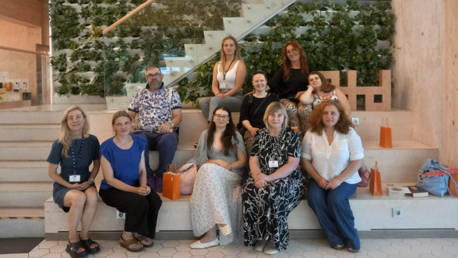 Ogres Centrālā bibliotēka Erasmus+ projektā uzņēma ciemos kolēģus no Ļubļinas publiskās bibliotēkas Polijā 