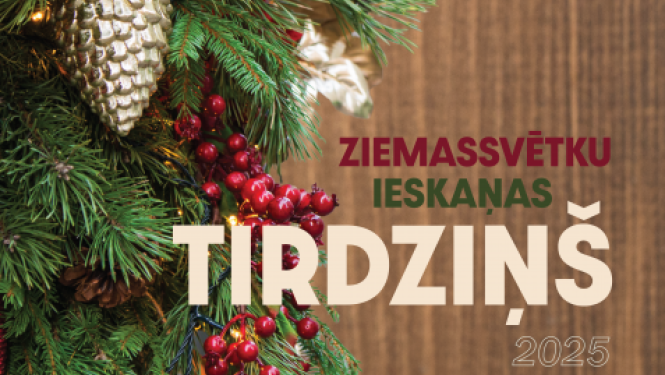 21. decembrī plkst. 16.00 - 20.00 Ogrē ZIEMASSVĒTKU IESKAŅAS TIRDZIŅŠ