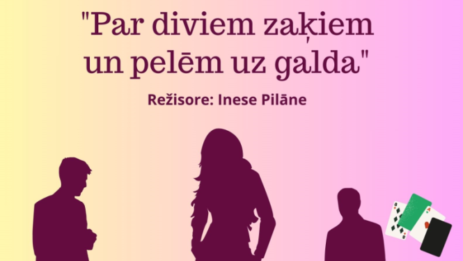 Birzgales amatierteātra izrāde PAR DIVIEM ZAĶIEM UN PELĒM UZ GALDA 27. maijā plkst. 19.00 Tomes Tautas namā