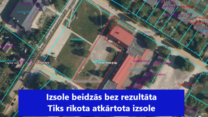 Zemes vienības “Tirdzniecības centrs” Jumpravas pagastā, Ogres novadā, atsavināšanas izsole