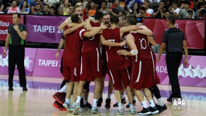 Basketbolists Sīpoliņš izcīna Universiādes bronzu