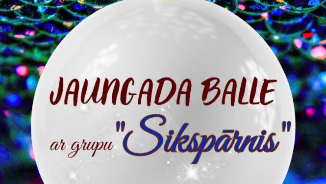 Jaungada balle ar grupu Sikspārņi Tīnūžu tautas namā 31.decembrī pl.21.00