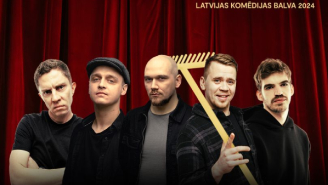 Latvijas komēdijas balva Latvijas grābeklis Lielvārdes kultūras centrā 4. aprīlī pl. 19.00