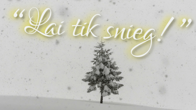 Lai tik snieg!