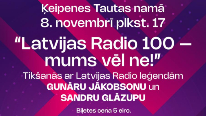 Tikšanās “Latvijas Radio 100 — mums vēl ne!” Ķeipenē