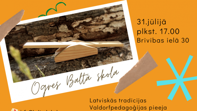 Ogres Baltā skola aicina uz tikšanos pirmklasnieku vecākus
