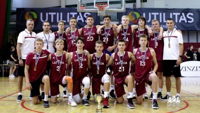 Ogres Basketbola skolas audzēkņi Latvijas jauniešu izlasēs