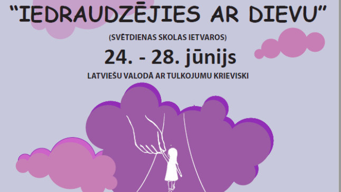 Aicina piedalīties bērnu Bībeles skolā