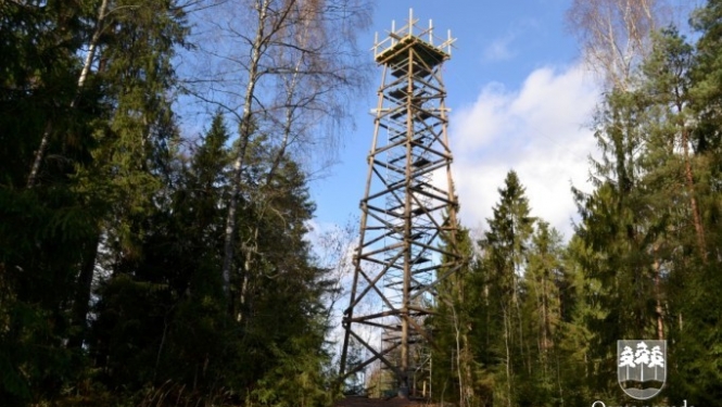 Dabas parkā būvē skatu torni