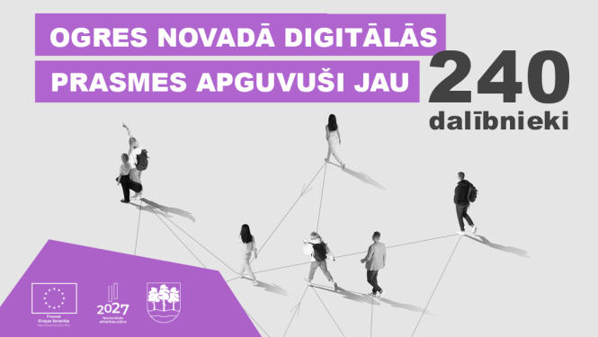 Ogres novada pašvaldībā ir veiksmīgi uzsākta izglītības programma, kas sniedz iedzīvotājiem iespēju bez maksas apgūt būtiskas digitālās prasmes. 