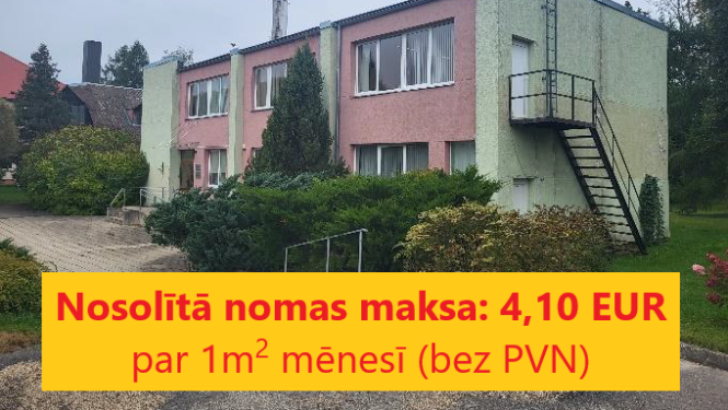 Izsoles rezultāts doktorātam "Suntaži". Nosolītā nomas maksa 4,10 eur par kvadrātmetru mēnesī bez pievienotās vērtības nodokļa