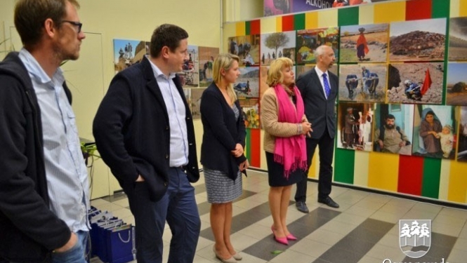 Egila Helmaņa fotogrāfiju izstādes “Atvadas no Afganistānas” atklāšana