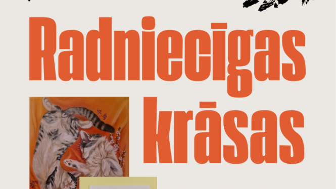  Dinijas un Martas Mednes gleznu un grafikas izstādes “Radniecīgas krāsas”