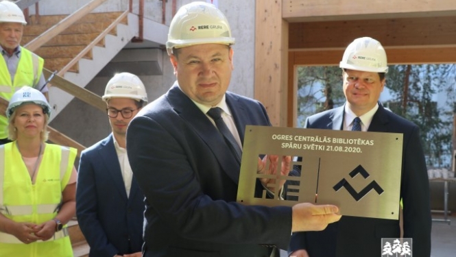 Spāru svētki Centrālās bibliotēkas jaunbūvē (21.08.2020.)