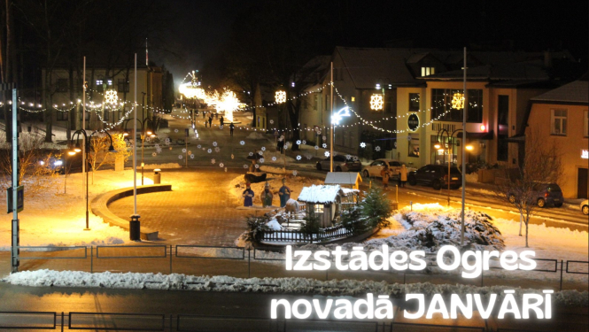 Skats ar Bētlemes ainiņu izstādēm janvārī Ogres novadā