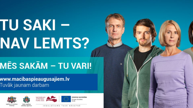 Sākas pieteikšanās mācībām pieaugušajiem gandrīz 800 programmās