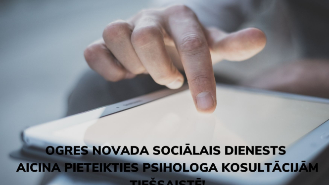 Aicina pieteikties psihologa kosultācijām tiešsaistē