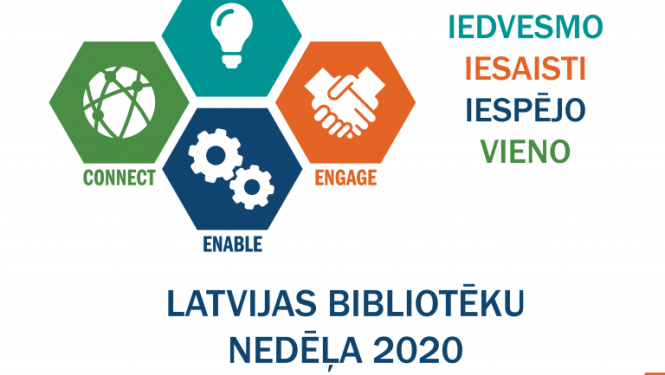 No 20. līdz 26.aprīlim Latvijā norisinās Bibliotēku nedēļa