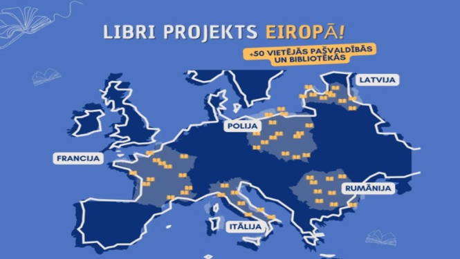 Projekta LIBRI karte