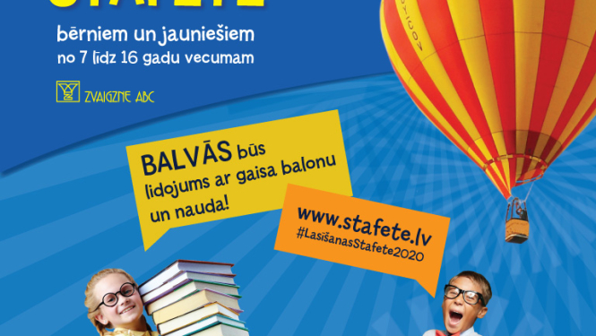 Lasīšanas stafete 2020 ir sākusies!