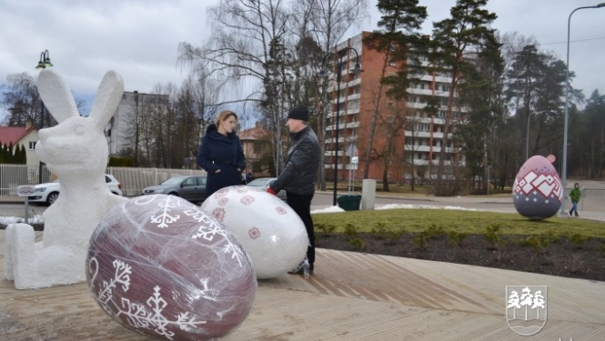 Ogres pilsēta gatavojas Lieldienām