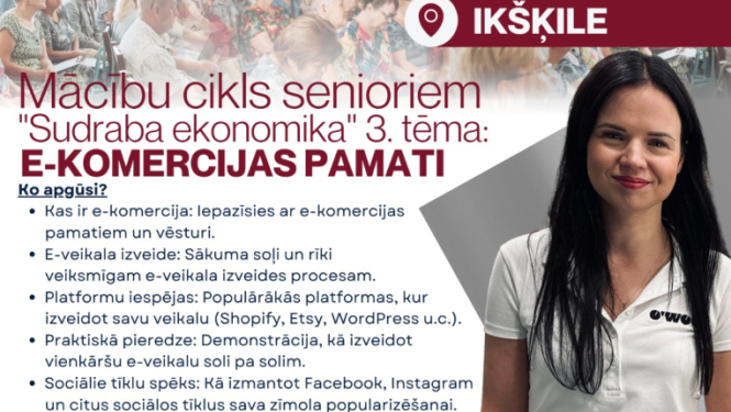 Mācību cikls senioriem "Sudraba ekonomika"