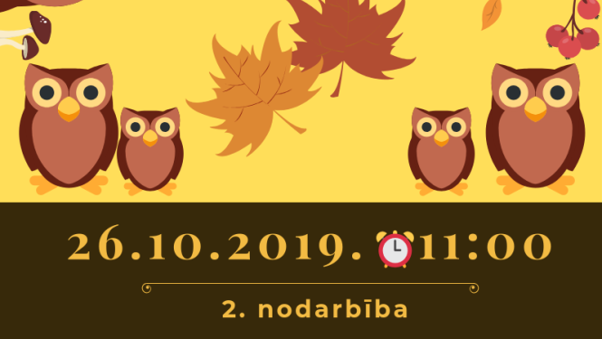 Pūces skoliņas nodarbība 26. oktobrī
