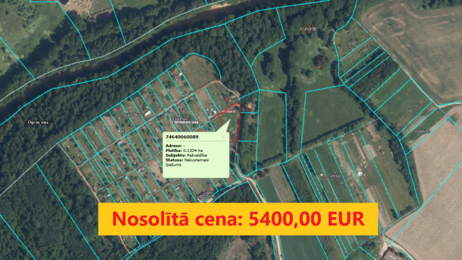 Izsoles rezultāts - Purenes