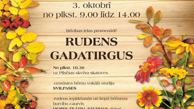 Rudens gadatirgus Ogrē