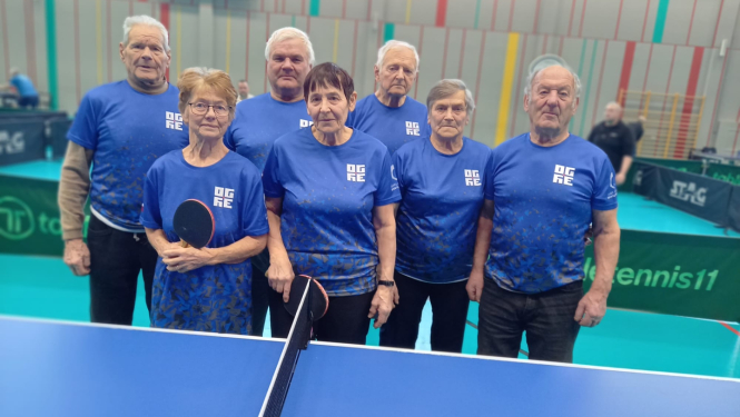 Ogres novada galda tenisistiem medaļu birums 62. LSVS pašvaldību sporta spēlēs