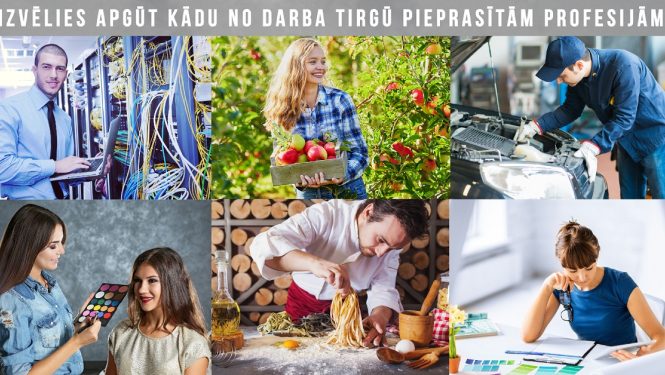 Nestrādājoši jaunieši var pieteikties bezmaksas mācībām 40 profesijās