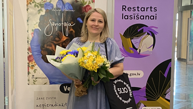 Vidzemes lasīšanas vestnese - Mārīte Dzalba no Madlienas