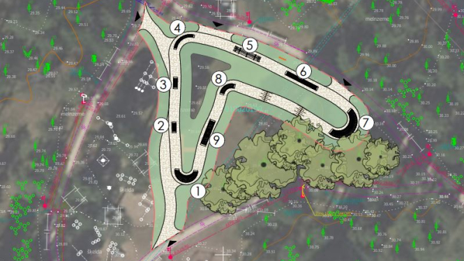 Ziedojums_velotrase Vidus prospektā