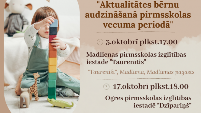 Aktualitātes bērnu audzināšanā pirmsskolas vecuma periodā