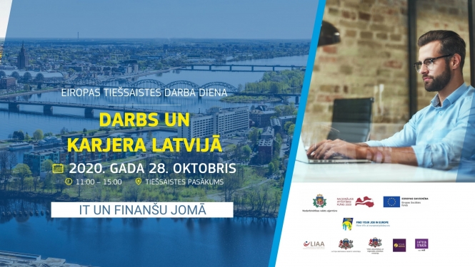 Norisināsies tiešsaistes darba diena speciālistu piesaistei IT un finanšu jomai