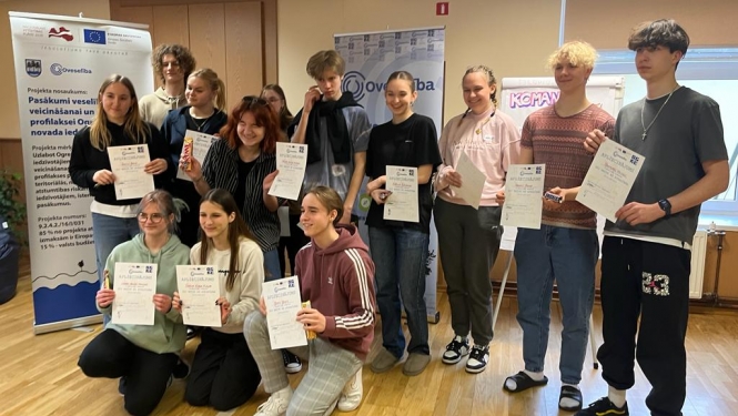 Oveselība nometnes jauniešiem "Esi brīvs no atkarībām!" 02_2023