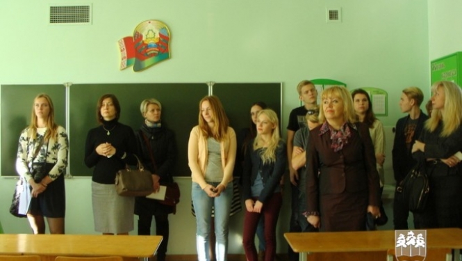 Ogres 1.vidusskolas skolotāji un skolēni viesojas Baltkrievijā